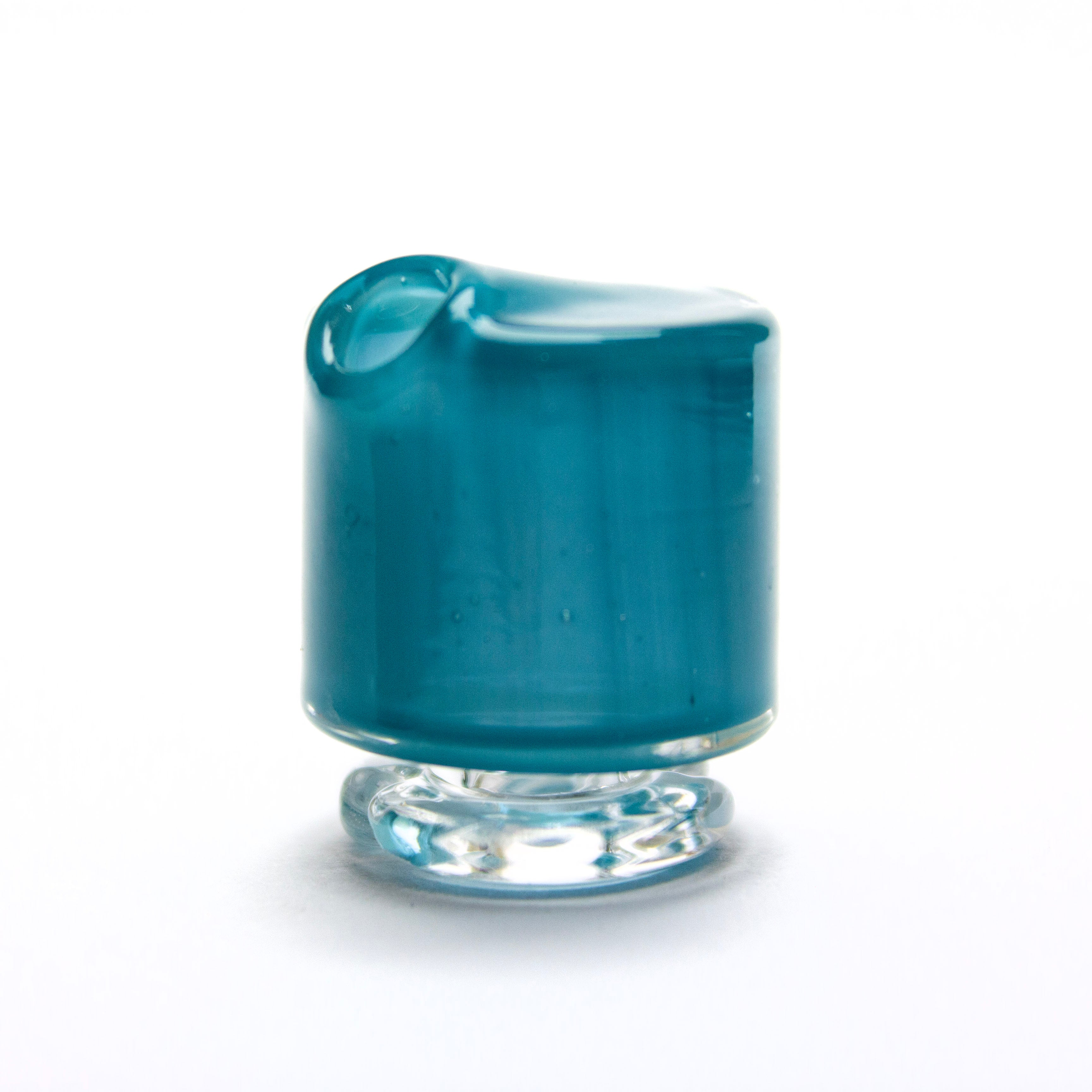 Sandalz Glass Aqua Azul Pivot Spinner Tip #SAN52 - Planet Caravan